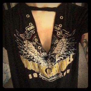 ⚜️Rock & Roll vintage band v neck